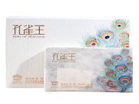 2017年老同志 孔雀王 生茶 300克/砖