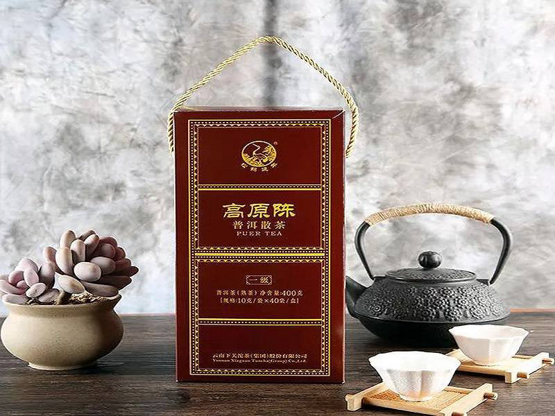 2018年下关 高原陈普洱散茶 熟茶 400克/盒