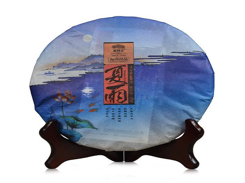 2016年老同志 夏雨 熟茶 400克/饼